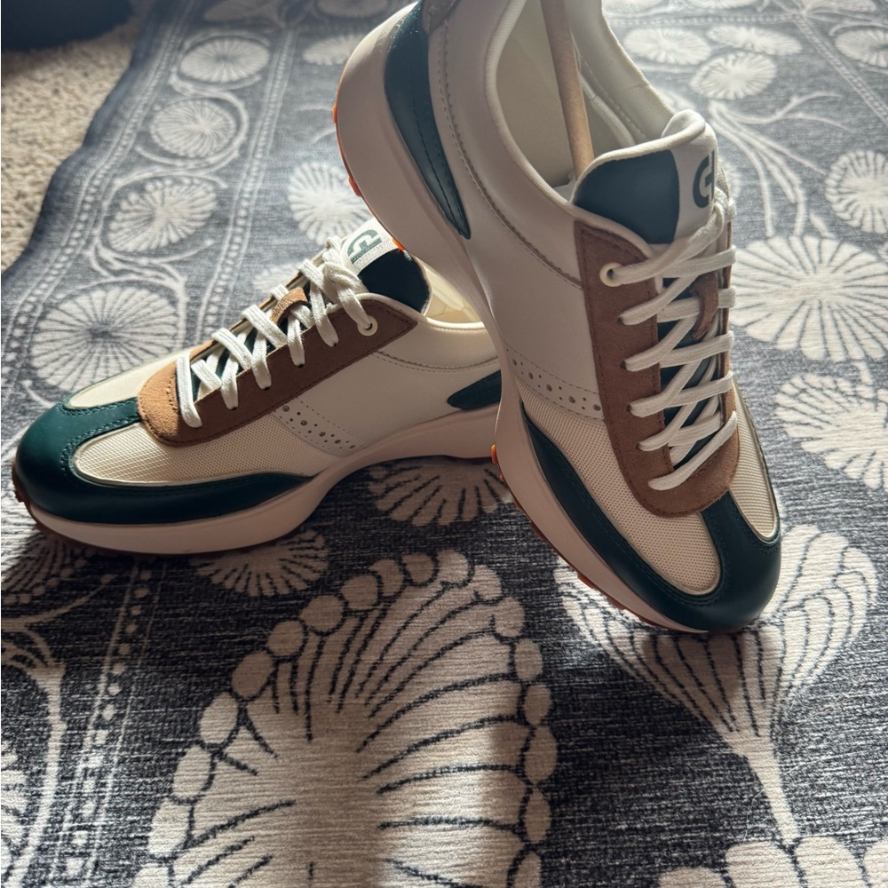 Cole Haan Teal and Tan Men's Sneakers - Picture 5 of 7